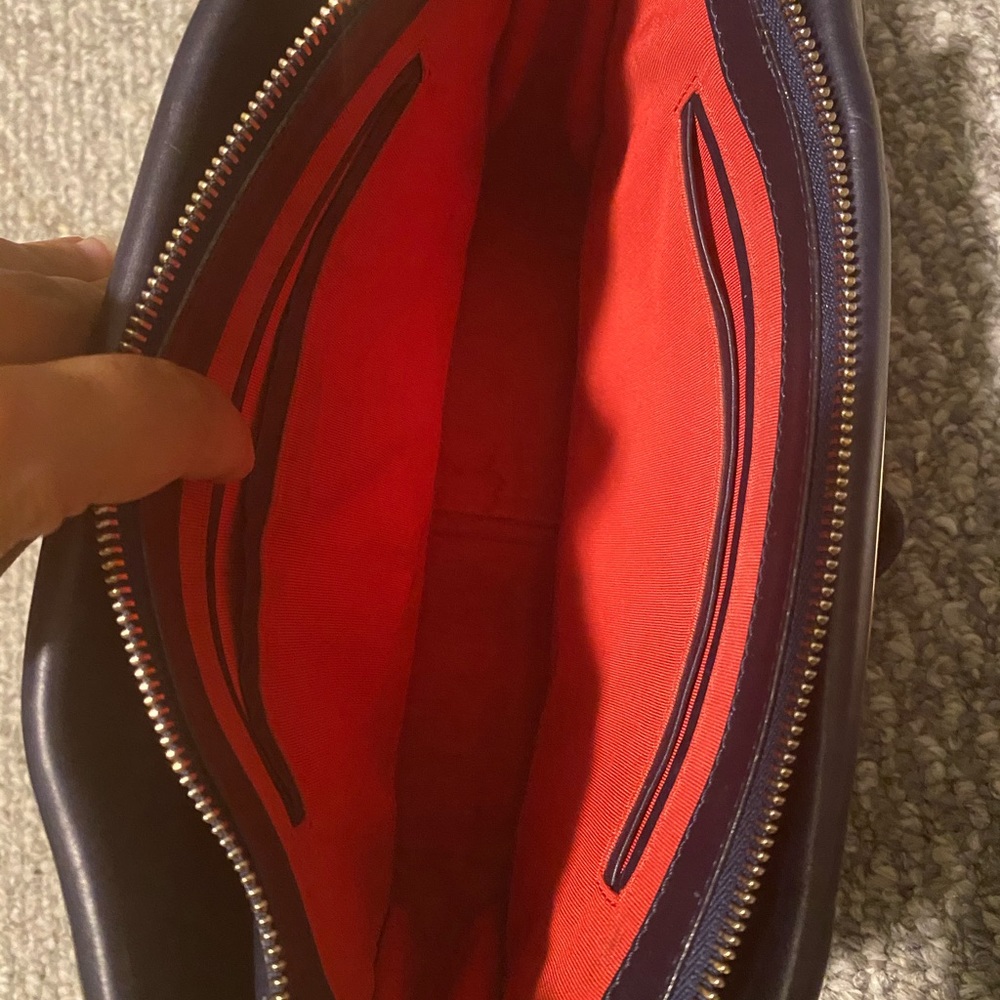 Louboutin Small Passage Navy blue bag